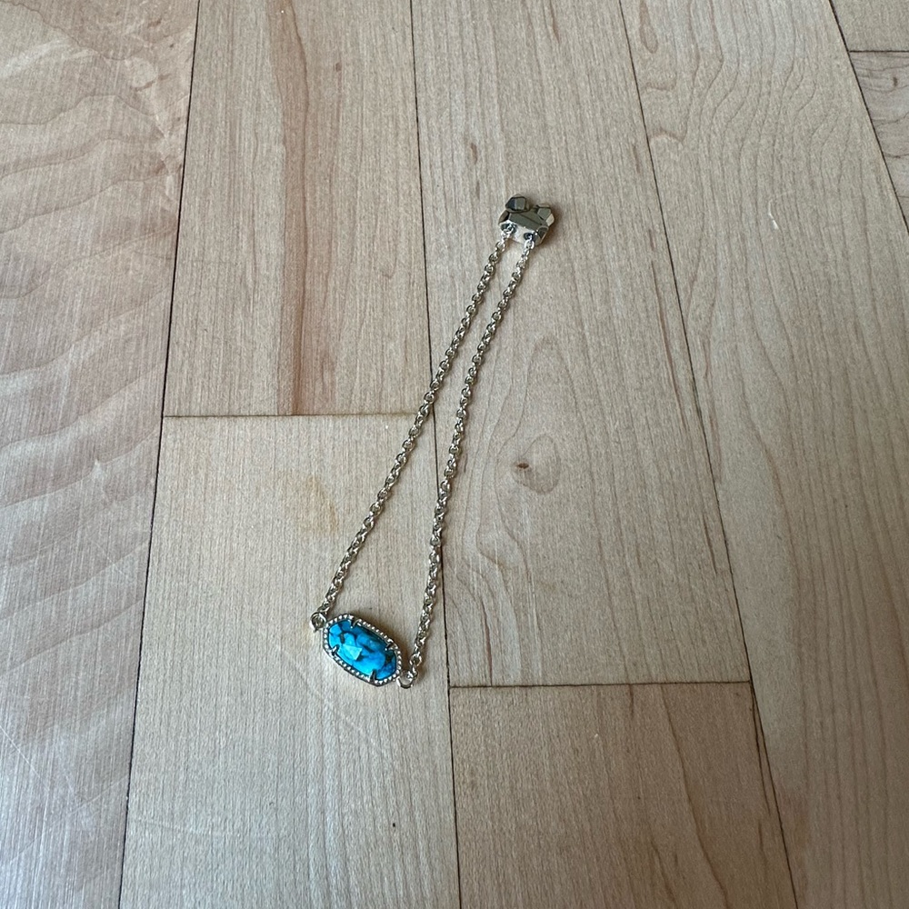 Kendra Scott Elaina Bracelet in Turquoise Magnesite - Picture 4 of 4